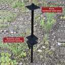 3 x 36" Heavy Duty Steel Power Stake for Real Estate Sign Post