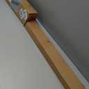Ivilon Drapery Treatment Window Curtain Rod - Square Design 1 1/8 Rod. 72 to 144 Inch. Black