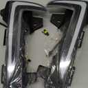 2 Color LED Daytime Running Lights Compatible with 2018-2024 Tesla Model 3, Front Driving DRL Lamps Assembly with Turn Signals, Night Running Light, Dynamic Start-Up Animation, (1 Pair)