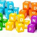 Dice Game Fast-Paced Word Adult Party Game for Family Fun for 15 Players for Families, Gamenight and Hangouts Classic Nighttime Word Challenge (60 Dice)