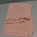 Frienda Muslin Hooded Beach Towel for 3-6 Years Kids Soft Muslin Bath Poncho for Baby Absorbent Fast Drying Blankets for Boys Girls Newborns Toddler Beach Pool Bath Essentials(Pink)