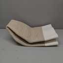 Collapsible Laundry for Hamper,Medium Large Storage Bins Fabric Storage Box, Closet Organizer,Hampers Foldable Fabric Storage Basket, Solid Storage Toy Box With Handle, Used to Organize (L16W11.4H15.9, White Brown)