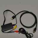 Tengchi RCA to HDMI Converter, Composite to HDMI Adapter Support 1080P PAL/NTSC Compatible with PS one, PS2, PS3, STB, Xbox, VHS, VCR, Blue-Ray DVD Players