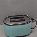 Mueller Retro Toaster 2 Slice with 7 Browning Levels and 3 Functions: Reheat, Defrost & Cancel, Stainless Steel Features, Removable Crumb Tray, Under Base Cord Storage, Turquoise
