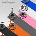 TECBEARS PLA 3D Printer Filament, PLA Filament 1.75mm, Neatly Wound 3D Printing Filament, Dimensional Accuracy +/- 0.02 mm, 1Kg Spool(2.2 lbs), Fits for Most FDM 3D Printers, PLA Transparent Green