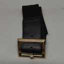 Yalice Fashion Thick Black Belt for Women Elastic Wide Waist Belts for Dresses (Fit Waist Size:40''-47'')