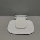 Dyna-Living Wall Mounted Folding Shower Seat 440 lbs Load-Bearing Fold Down Shower Seat for Inside Shower, ABS Material Folding Shower Bench Foldable Shower Chair for Shower Stall