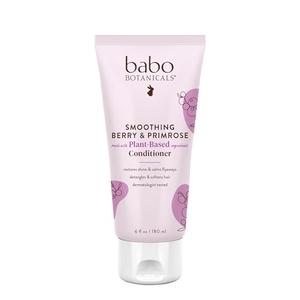 Babo Botanicals Smoothing Conditioner with Evening Primrose Oil, Coconut Oil and Provitamin B5 - For Babies, Kids and Adults with Tangly or Unruly Hair - Vegan EXP:02/2028