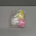 2 x 3Pcs Handmade Taba Squishy Soft Cookie Toys Stress Relief fufu Squishy Pink Cookie Dessert Fidget Kawaii Mochi Sensory Toys (3Pcs Rabbit)