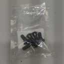 UHDFBDHF 6Pcs Titanium Bolt M8 x 20mm 25mm Motorcycle Rear Brake Rotor Screw (Black, M8x20mm)