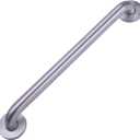 Amazon Basics Bathroom Handicap Safety Grab Bar, 24-inch Length, 1.25 Inch Diameter, Shower, 500LBs Capacity, ADA Compliant, Stainless Steel