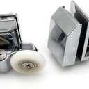 Stainless Steel Shower Door Wheels 23mm Shower Door Rollers (2top +2bottom)