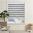 Cordless Zebra Blinds Window Blind Zebra Shade Blinds for Windows Roller Sheer Shades Privacy Light Filtering Shades for Home Kitchen Bathroom (Width 42'' X Height 72'' Grey)