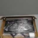 YINMIT Vinyl Record Storage Holder - 80-100 LP Viny Organizer, Metal Record Display Rack, Quick Assembly Album Storage for Books, Black