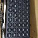 50pcs Commercial Pancake Maker 4.5cm Pancake Dia - Electric Dutch Machine Nonstick Mini Pancakes Baker Waffle Maker Toaster Machine Eggs Crepe Pan