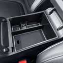 TACORBO Center Console Organizer Compatible with Hyundai 2022-2024 Tucson Plug-in Hybrid/Hybrid all Trims and Tucson Gas Limited and Santa Cruz 2022-2025 Accessories, Armrest Insert Tray, White