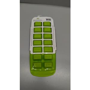 Joie Standard Ice Cube Tray, Covered and Stackable, No-Spill Removable Lid, Pop Open Door for Easy Refills, Keeps Ice Fresh, Freezer Durable, Dishwasher Safe