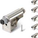 5 Pcs Soft Close Cabinet Door Damper, Universal Soft Close Door Dampers for Cabinet Doors/Wardrobe/Kitchen/Bookcases, Hydraulic Cabinet Buffer Damper, Silent Door Closing, with self-Closing Mechanism