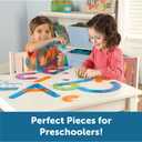 Learning Resources Letter Construction Activity Set - Alphabet Montessori Toys, Toddler Writing , ABC Phonics for Kids, Learn to Readd, Teacher Classroom Must Haves, Birthday Gifts for Students