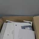 Furologee 38in Console Table with 3 Drawers, Small Sofa Table with Lights and Power Outlets, Hallway Tables with 3-Tier Shelves, White Narrow Console Table for Entryway, Living Room, Couch, Foyer