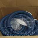 Pool Vacuum Hose With Swivel Cuff 1-1/4" Diameter 27FT Flexible Heavy Duty Pool Vacuum Cleaning Hose Perfect for Above&In Ground Swimming Pool