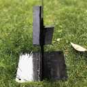 Hi Flame Firewood Kindling Splitter for Wood Stove Fireplace and Fire Pits Wood Splitting Wedge Manual Log Splitter Wedge (Black)