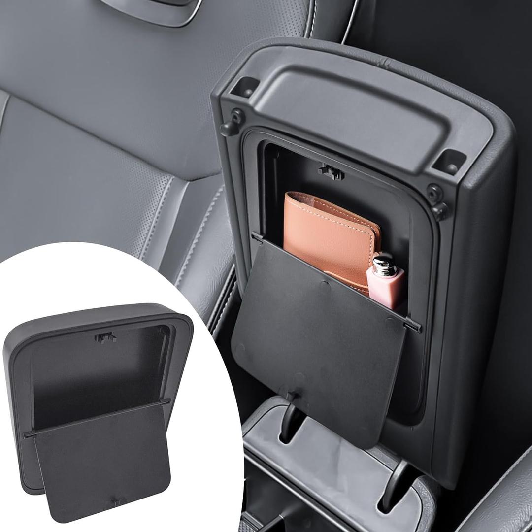 TACOBRO Custom-Fit Hidden Center Console Storage Box for 2022-2025 Hyundai Santa Cruz  Secret Armrest Organizer Compartment