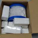 Type VI Hot Tub Filters Cartridge, 12 Pack Spa Filters Swimming Pool Pump Filter Compatible with Best-wayy, Efficient Filtration & Keep The Water Clean