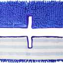 Ximoon Microfiber Flip Mop Refill Replacement for O Cedar Dust Mop Replace Head Chenille Dual Action Cleaning Pad Hardwood Floor Wet/Dry Mopping - 2 Pack