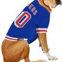 Pets First NHL New York Rangers Jersey for Dogs & Cats, X-Large. - Let Your Pet Be A Real NHL Fan!