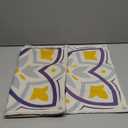 Blue and Yellow Throw Pillow Covers 18x18 Set of 2 Navy Yellow Grey Gray Boho Geometric Flower Pattern Print Decorative Pillowcases Farmhouse Outdoor Square Cushion Cases Decor for Sofa Bed Couch