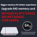 Electronic Dance Mat,64GB Memory Card,1000 Games,885 Songs,81 MVs,Flannel