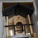 TT Nature Bird Feeder with Camera, Upgraded 1.5L Smart Birdhouse Al Identify for 10000 Plus Species, Auto Capture & Real-time Notifications, Ideal Gift for Bird Lovers (Iron Roof)