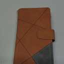 UEEBAI Wallet Case for Samsung Galaxy S21 5G, Vintage Premium PU Leather Cover Flip Case with Card Slots Magnetic Closure Zipper Pocket Kickstand Handbag with Hand Strap - Brown