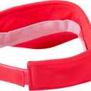 Jastore Kids Girls Boys Packable Hat Sun Visor Hats Cotton Sports Summer Golf Visor Hat (One Size, Peach Pink)