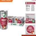 48 fl oz Strawberry Banana Juice Energy Drink - Caffeinated 8 oz Can Pack of 24 BB:02/14/2026