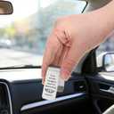 2 x Stainless Steel Car Visor Clip for He Will Order His Angels to Protect Wherever You Go Engraved Funny Religious Gifts Wherever You Go Sign for Cas Women Men Family Friend New Driver