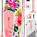 SLOOSH Inflatable Stand Up Paddle Board, 10'6" Inflatable Paddle Boards with Premium Accessories, Non-Slip EVA Deck, Ultra-Light Carry Bag Pump, Meander SUP for Youth & Adults