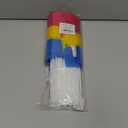20 Pack Pansexual Pride Handheld Stick Flags for LGBTQ Parades Event, 12 Inches