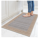 StepRite Kitchen Rugs, Kitchen Mats for Floor, 32"x20" Non-Slip Machine-Washable Kitchen Throw Rug, Absorbent Kitchen Runner Rugs Office, Sink Standing Desk Mat, Decor Carpet, Khaki