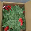 Christmas Garland with Lights 9FT Timer Prelit Garland Battery Operated Outdoor Indoor Christmas Decorations 30 LEDs Lighted Garland for Stairs Railing Fireplace Mantle Front Door Home Holiday Decor