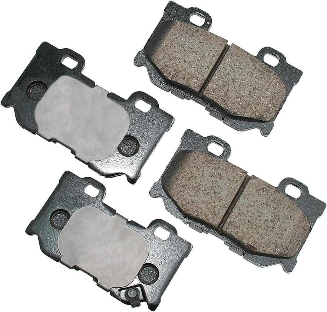 Akebono ACT1347 Rear Brake Pad , GREY