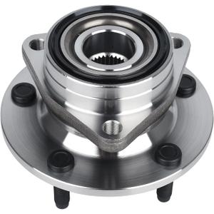 KUSATEC 515006 Front Wheel Bearing and Hub Assembly Compatible with 1994-1999 Dodge Ram 1500, 5 Lug Bolts without ABS