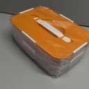 2 Layer Deviled Egg Containers with Lid, 36 Slots Deviled Egg Tray Carrier with Handle and Injector Piping Tool, Fridge Stackable Portable Clear Storage Egg Platter for Party Picnic Travel (Orange)