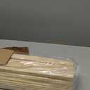 LazBlinds No Tools No Drill Cordless Bamboo Roman Shades, Privacy Window Treatment, Roll Up Bamboo Blinds for Windows 47'' W x 64'' H, Natural