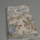 Taupe Floral Throw Pillow Covers 18x18 Set of 2, Flower Print Linen Decorative Pillow Cover Neutral Vintage Outdoor Cushion Cover Taupe Black Floral Pillowcase for Sofa Couch Farmhouse Room