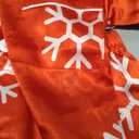 Umeyda Women & Girls Pajamas Set, Soft Satin Lightweight Silk Button-Down Top with Shorts 2 Piece PJS for Mom Boys Kids Gifts (4-5T, Red Snowflake)