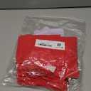 MANGOPOP Women's Off The Shoulder Long Sleeve Bodysuit Sexy Sheer Mesh Top Double Lined Body Suits Fall Outfit 2025 Red M