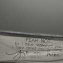 Fear Not for I Have Redeemed You Wall Art: 40x15 Inch Framed Christian Scripture Sign, Isaiah 43:1 Bible Verse Wooden Wall Decor, Rustic Farmhouse Religious Home Decor for Living Room Bedroom (Black)