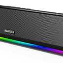 Bluedee Computer Speakers for Desktop PC, Bluetooth 5.3 PC Speakers with Dynamic RGB Light, Wired USB Plug & Play Computer Sound Bar, USB/Type-C Powered Gaming Speakers for Desktop, Laptops, Tablet